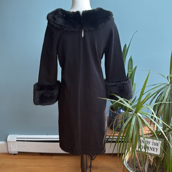 Tyler Boe Cotton/Cashmere Blend Dress. Size Large - Picture 4 of 9